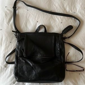 R.P.S, black natural leather- NEVER WORN